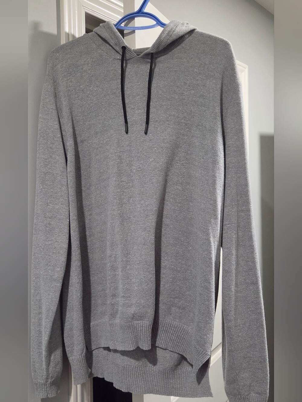 Kenneth Cole Gray Crewneck Hoodie Sweater